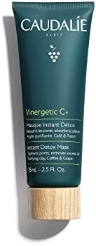 Caudalie Instant Detox Clay Mask - Cleanse and visibly tighten pores in 10 minutes, 2.5 oz.