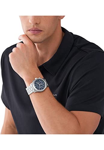 Miniatura 5 de Michael Kors Reloj Runway para Hombre, Movimiento cronógrafo de Cuarzo con Correa de Acero Inoxidable