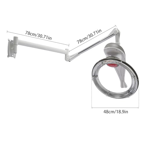 CRYBY Orbiting Rotating Hair Treatment Machine, 950W Wall Mount Orbiting Hair Dryer Accelerator Multifunctional Salon Hair Perming Machine, 360°Heating Hair Color Processor for Home Salon Spa, 110V