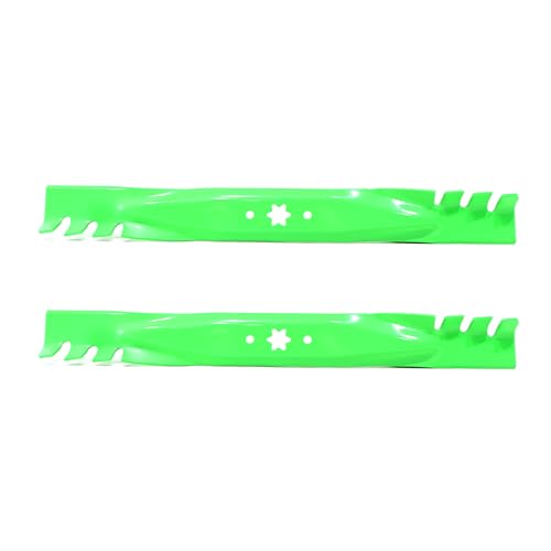 1409KMT Mower Blade Set for Cub Cadet MTD Troy Bilt LTX1040 RZT-L42 942-04308-X 42-inch Deck Heavy Duty Toothed Mulching