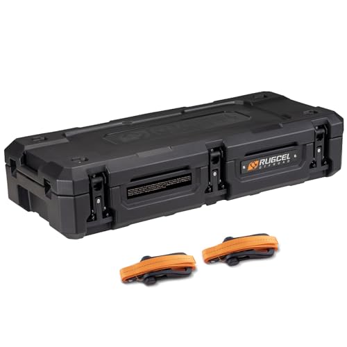 RUGCEL 58L Waterproof Dry Box - Heavy-Duty Overland & Off-Road Storage Case for Car Camping...