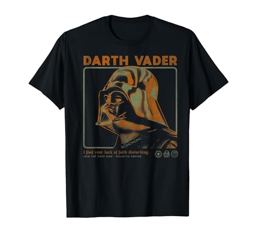 T-shirt Star Wars Darth Vader confortable anti-déformation pour l'été
