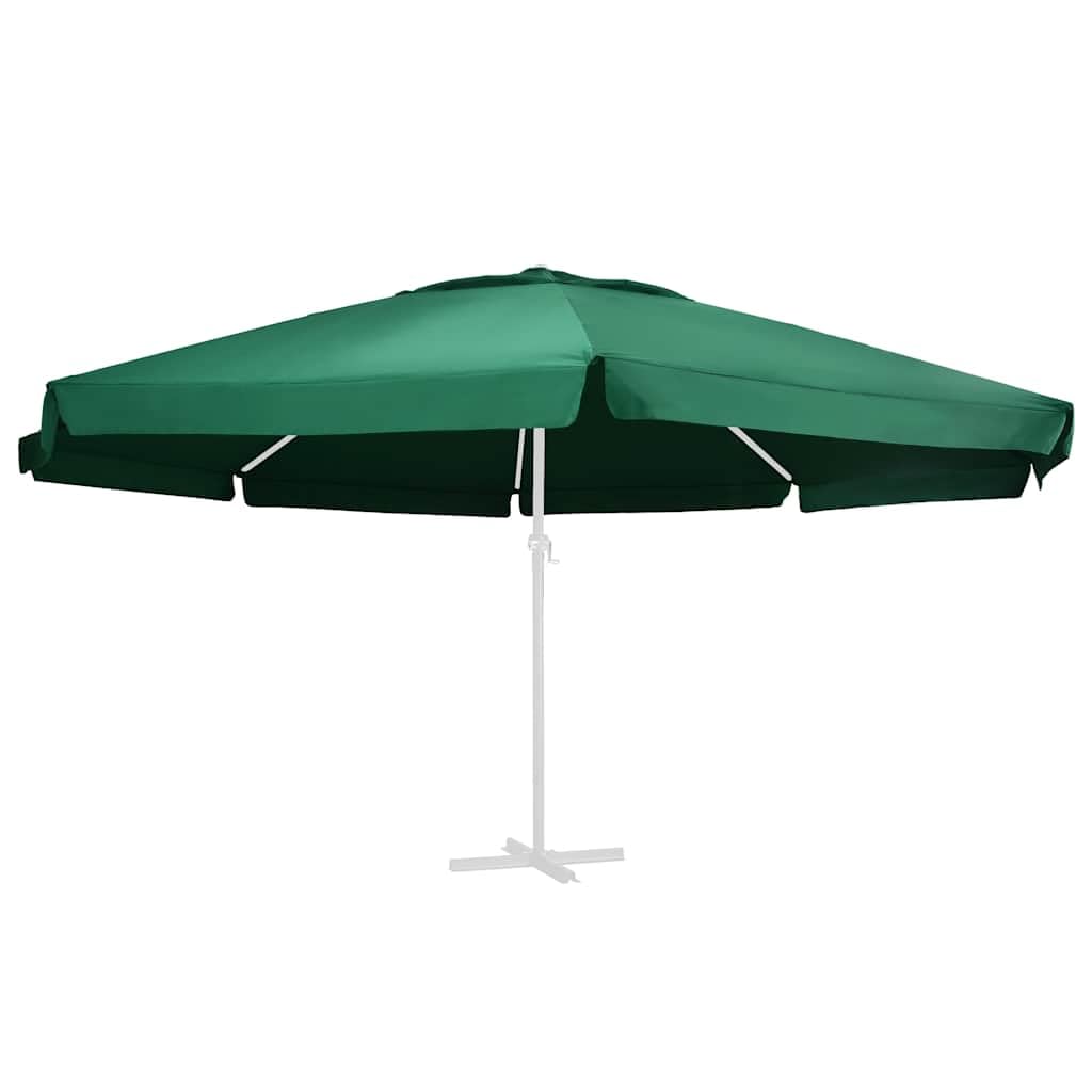 Sonnenschirm Ersatzbezug Grün 515 cm für 500-503 cm Schirme Bespannung aus Polyester Dachabdeckung Schutzhülle für Sonnenschirme