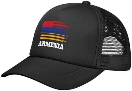 America Flag Azerbaijan Azerbaijani Mesh Hat for Men Women Adjustable Baseball Cap Summer Fashion Sun Hats
