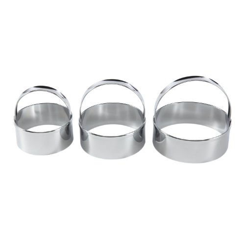Baker's Secret 1067738 3-Piece Biscuit Cutter Set
