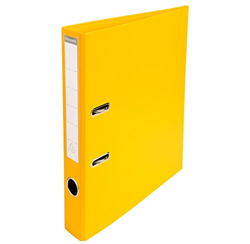 EXACOMPTA 10 raccoglitori a leva in PVC A4 D50 mm Premium giallo