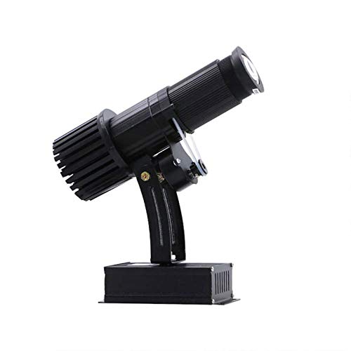 FDYD 50W LED Logo GOBO Projecteur avec Zoom Manuel DJ Effet Lumineux Compris sans Verre sur Mesure GOBO Projet Photo pour Société Store Mariage Annonces Événements,50W Cover