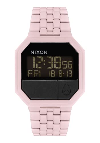 Nixon Re-Run A158 100m �h�������Y�f�W�^���r���v (38.5mm �f�W�^�����v�ʁA13-18mm �X�e�����X�X�`�[���o���h), ���ׂă}�b�g�̉Ԃт�B, OSFM, �f�W�^��