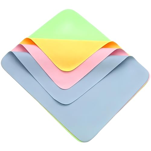 Image of Microfiber Cleaning Cloth for Laptop Screens, Monitors, Keyboards, Phones, Cameras, Tablets, Sunglasses & More - Soft, Lint-Free, Reusable Wipes - Random Colors (Pack of-5)