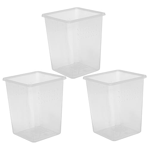 FONDOTIN 3個爬 飼 餌 利 爬 用インキュベーター 通し 蜘蛛や ツムリ用