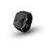 Produktbild JT Berlin Wannsee Armband für Apple Watch 49mm / 45mm / 44mm / 42mm Ersatz-Armband [Watch Ultra, Watch SE, Series 8/7 / 6/5 / 4/3 / 2/1, Leder/Nytech, Aluminium] schwarz/Space grau
