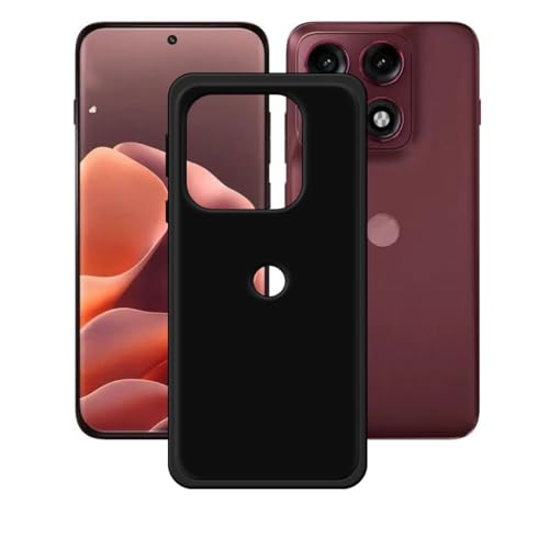 LCEHTOGYE �K�p ?Motorola Edge 70 Pro�p�P�[�X�A�K�p ?Motorola Edge 70 Pro (6,78")�ƌ݊����̂��钴���^�u���b�N�\�t�gTPU�V���R���Q���P�[�X�ی�J�o�[