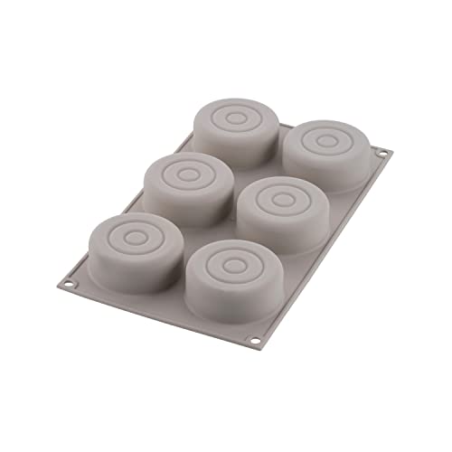 Silikomart - MINI Color - Silicone Mould ø73 H 30 MM, Silk Grey - Image 2