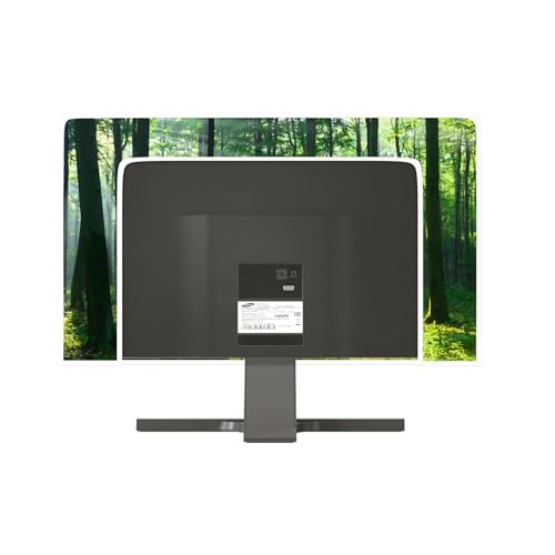 Image of Monitor Dust Cover 22, 23, 24, 25 Inch Waterproof Dust Proof Computer Covers for Desktop PC CPU Tower Protector Anti-Static LCD-Silky HD Panel Dust Protective Sleeve,Forest Jungle