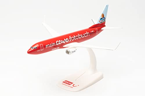 Boeing 737-800 miniatura de avión Herpa decoración elegante para despachos y salones de hogar