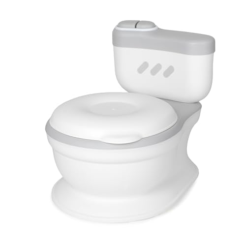 Toral Orinal Bebe 2 años Musical Acolchado. Inodoro portatil handy potty. Ayuda al aprendizaje de bebés y niños. Perfecto como orinal o baño. Con sonido incluido. +18m Modelo Poopy