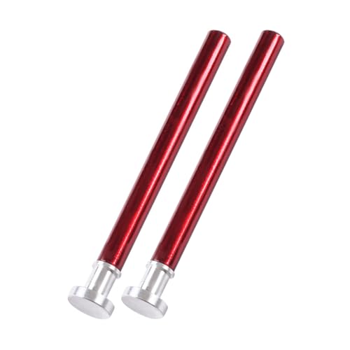 2 Pieces Tobacco Pipe Cleaner Tamper Tool Aluminium Alloy Tobacco Pipe Cleaning Tool 2 in 1 Tobacco Pipe Pressure Tool Tobacco Pipe Nail Tool Pipe Accessories, Red