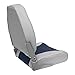 Wise 8WD588PLS-660 Standard High Back Boat Seat, Grey/Navy