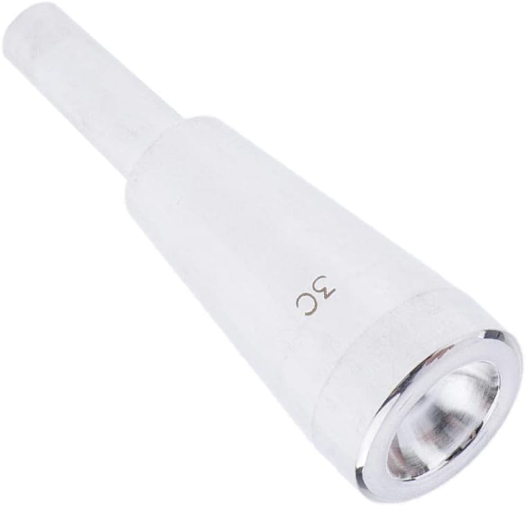 3C Size Silver Heavy Trumpet Mouthpiece Booster for Brass Instruments