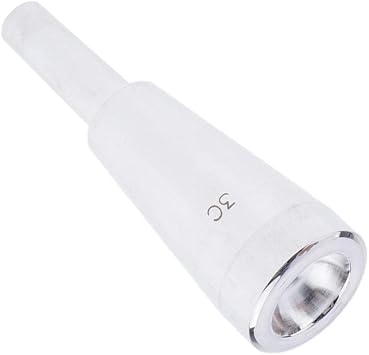 3C Size Silver Heavy Trumpet Mouthpiece Booster for Brass Instruments