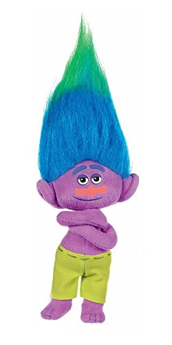 Trolls Les Peluche Creek 40cm, Cheveux Bleu et Vert - Qualité Super Soft