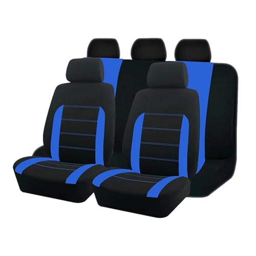 Housses de siège voiture universelles en tissu bleu pour 5 places de SUV et camion