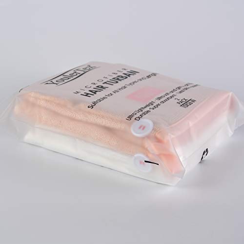 Youlertex Microfiber Hair Towel Wrap: Women 4 Pack 10 Inch X 26 Inch, Super Absorbent Quick Dry Hair Turban For Drying Curly Long & Thick Hair #TOP7