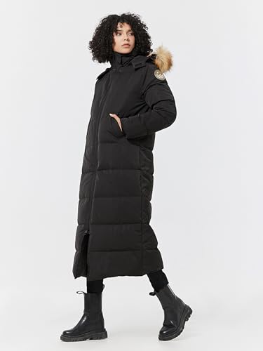Fitouch Women's Waukee Long Down Coat Parka Jacket | 750+ Fill Power | Full-Length3