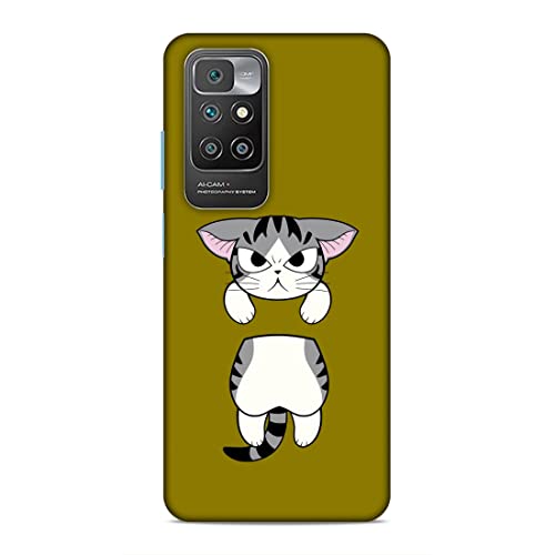 Image of Printed Mobile Back Hard Case Cover for Xiaomi Redmi 10 Prime | Angry Baby cat, Cute cat,-2178