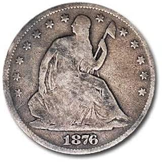 1876 S Liberty Seated Half Dollar Good Half Dollar Good - coolthings.us