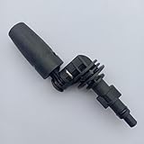 Potente pistola de agua con boquilla giratoria de 360 grados y modo de pulverización turbo para limpieza intensiva del coche compatible con K2 y arandelas (Losar)