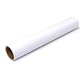 Matte White Removable Repositionable Adhesive Vinyl 12" by 15 FEET Roll - for Cricut, Silhouette Cameo, Craft Cutters, and Vinyl Cutters by StyleTech