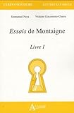  Les essais de Montaigne - livre I