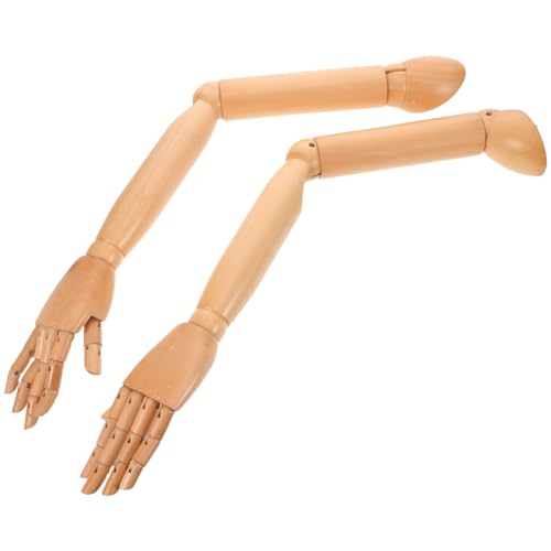 Brazos de maniquí de madera con articulaciones móviles de alta gama 2