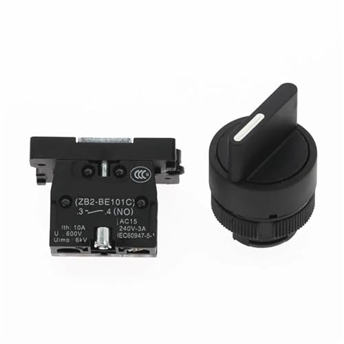 Selector giratorio de 2 posiciones XB2-ED21 interruptor robusto de 600V CA con alta resistencia 5