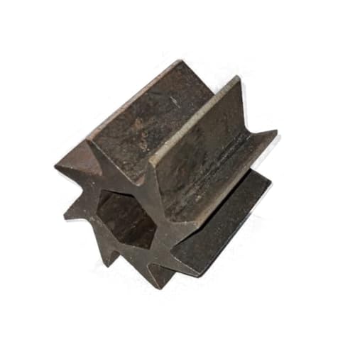 STIGA BIO SILENT Walzenhäcksler Schneidwalze für Häcksler - 6 eckige Welle - ebenfalls passend für WOLF und ATIKA