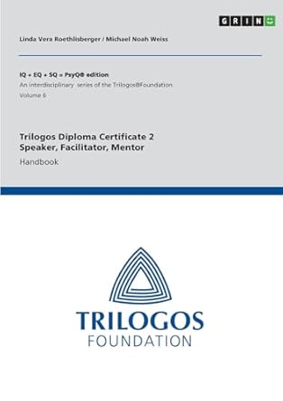 Trilogos Diploma Certificate 2 - Speaker, Facilitator, Mentor (for ...