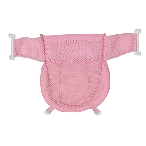Tapete para Banheira Infantil, Rede de Banho para bebê Com Design Seguro para Chuveiro (Rosa)