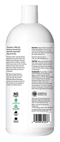 Naturals Dog Shampoo - Hypo-Allergenic, Mild And Non-Irritating On Dog Coats - Ideal For Sensitive Skin Or Allergies - Clean & Pure Scent - 16 Ounce #TOP1