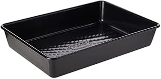 Prestige Inspire Roasting Tin Non Stick - Deep Large Baking Tray with CushionSmart Base 34 x 24 x 6 cm, Freezer & Dishwasher Safe, Durable Carbon Steel Bakeware