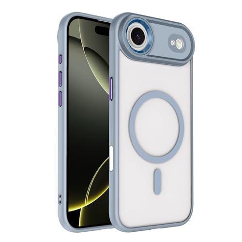 ywʃNA MagsafeΉz iPhone 17 Air p P[X ^ y CX[d Xgbvz[ Jg^bN R ϖh~ ϏՌ TPU PC  ACtH17GA[ ݊i Jo[ (u[, iPhone Air