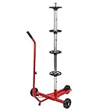 reifenständer Ø PVC-Teller: 14,8 cm, Ø Alu-Hauptständer: 35 mm, PVC Räder ØxBreite: 120x30 mm