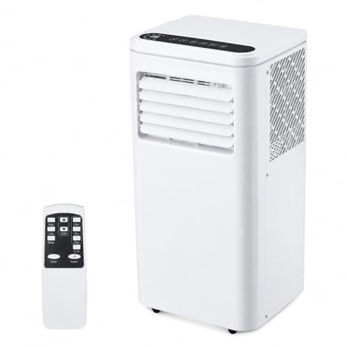 10000 BTU Tragbare Klimaanlage, tragbare AC-Einheit mit Schnellkühlung, Ventilator, Trocken, 4-in-1 tragbare Klimaanlage, intelligenter Timer, Installations- und Steuerungs-Kit