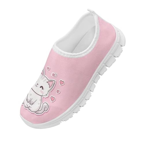 Axolotl Shoes for Girls Little Kid Sneakers Cartoon Print Running Shoes for Girls 6