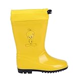 CERDÁ LIFE'S LITTLE MOMENTS - Botas de Agua Niña de Piolin con Stopper Regulador para Mayor Ajuste y Minimizar la Entrada de Agua - Licencia Oficial Warner Bros