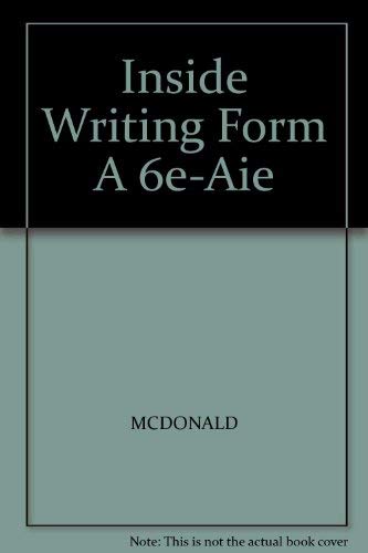 Inside Writing Form A 6e-Aie