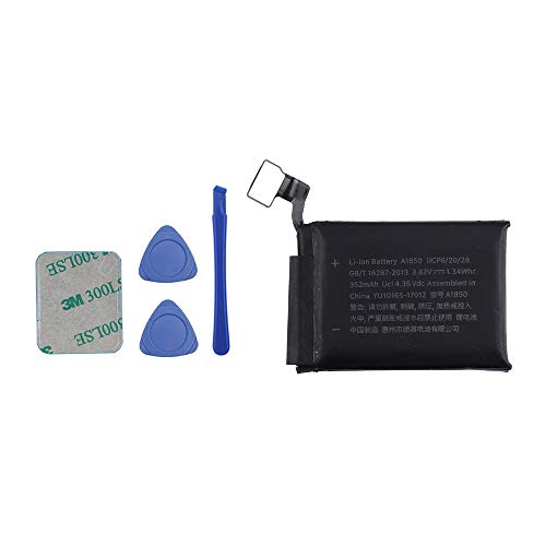 Vvsialeek A1850 Replacement Battery Compatible with Watch Series 3 42mm GPS Version A1850 with toolkit