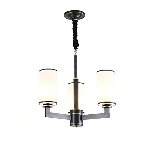 Suspension pastorale E27 luminaire en cuivre classique pour une chambre maître cosy