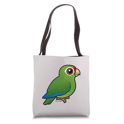 Cute Cartoon Puerto Rican Amazon Bird Fun Birdorable Parrot Tote Bag