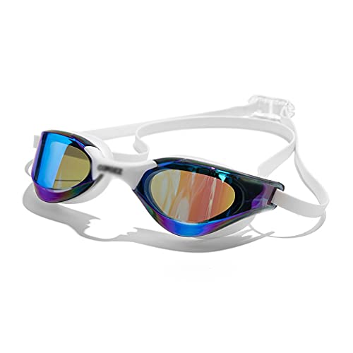 Lunettes de natation anti-buée pour femmes avec étui de protection